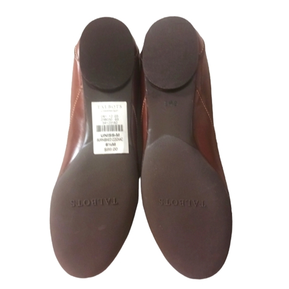 Talbots Ballet Flats Uniss Brown Leather Flats - Picture 7 of 10